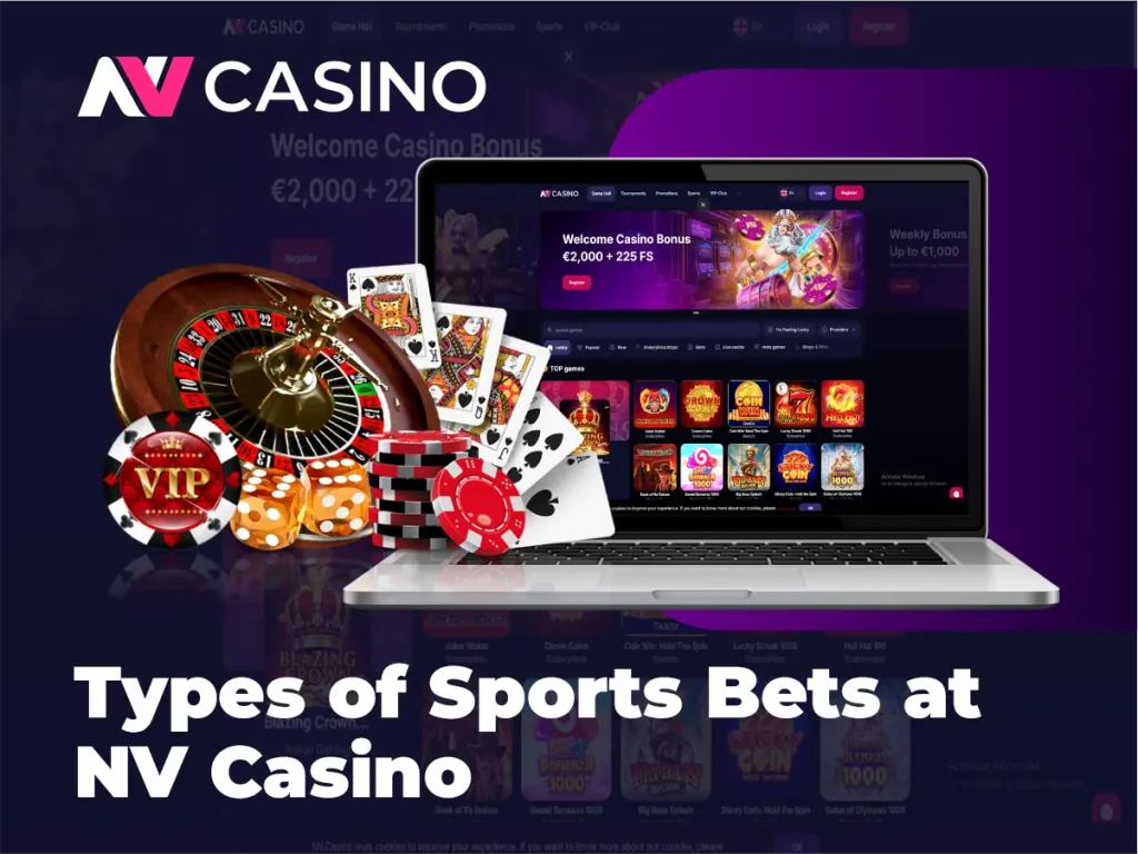 Τύποι αθλητικών στοιχημάτων στο NV Casino